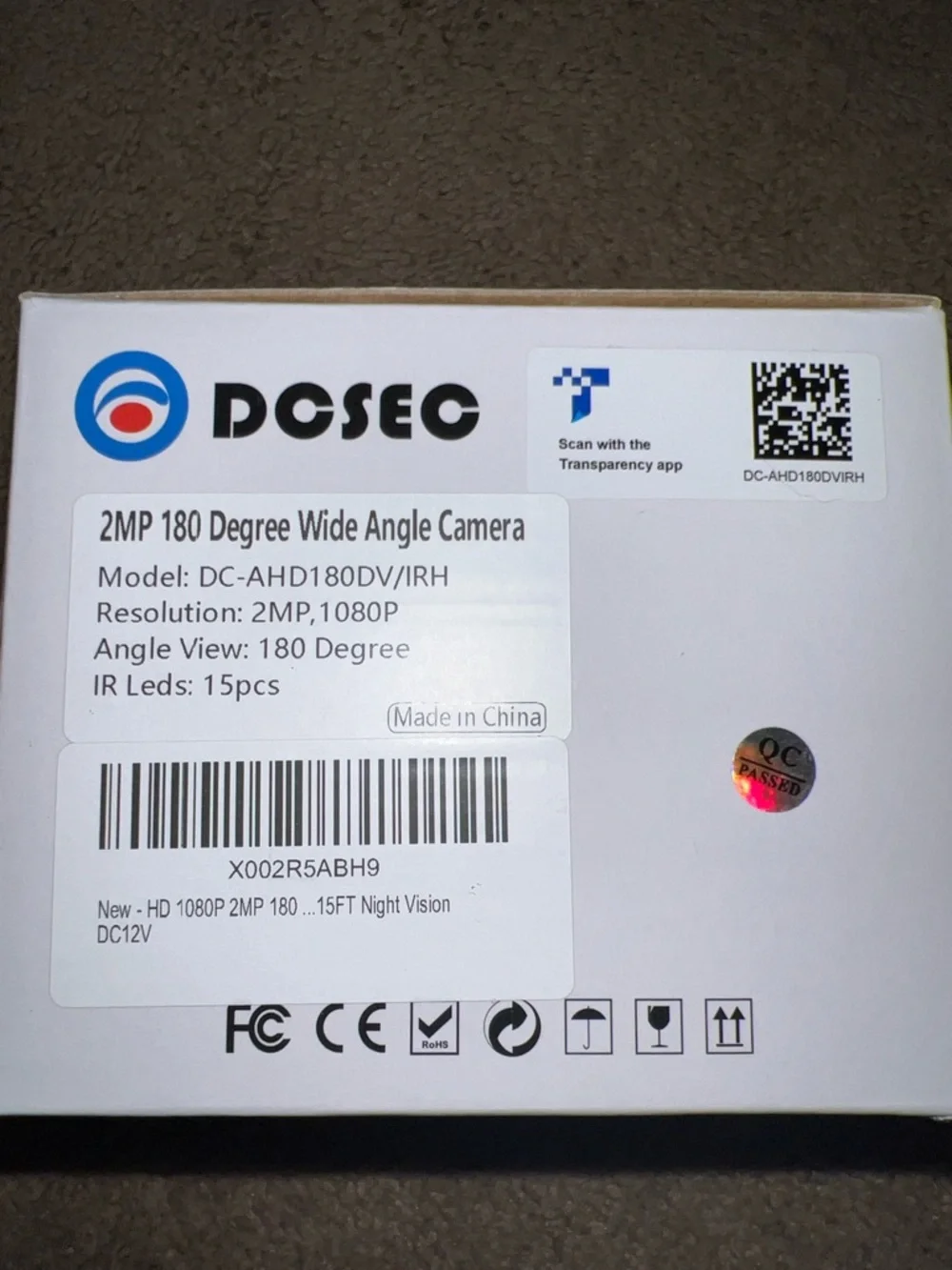 HD Security Camera - White